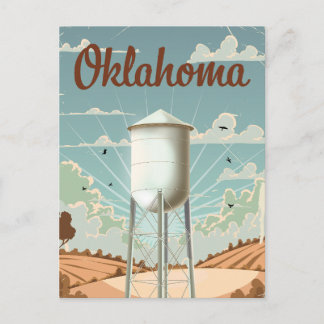 Postal De Invitación Torre del Agua de Oklahoma