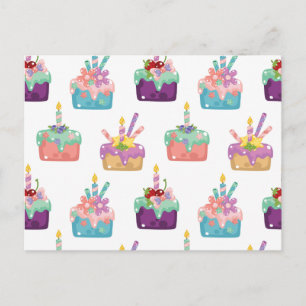 Postal De Invitación Tortas de Celebración