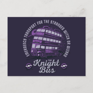 Postal De Invitación Transporte de emergencia - El Autobús Knight