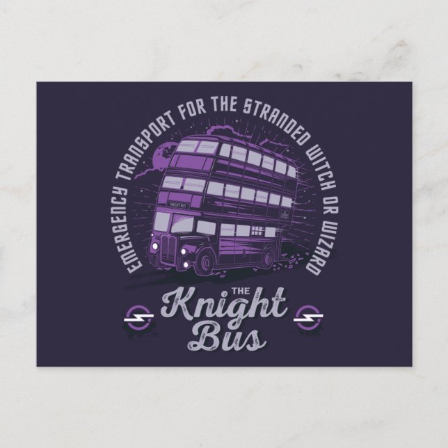 Postal De Invitación Transporte de emergencia - El Autobús Knight (Anverso)