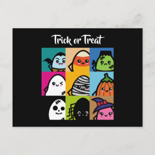 Postal De Invitación Truco o trato - Halloween - Serie de huevos revuel