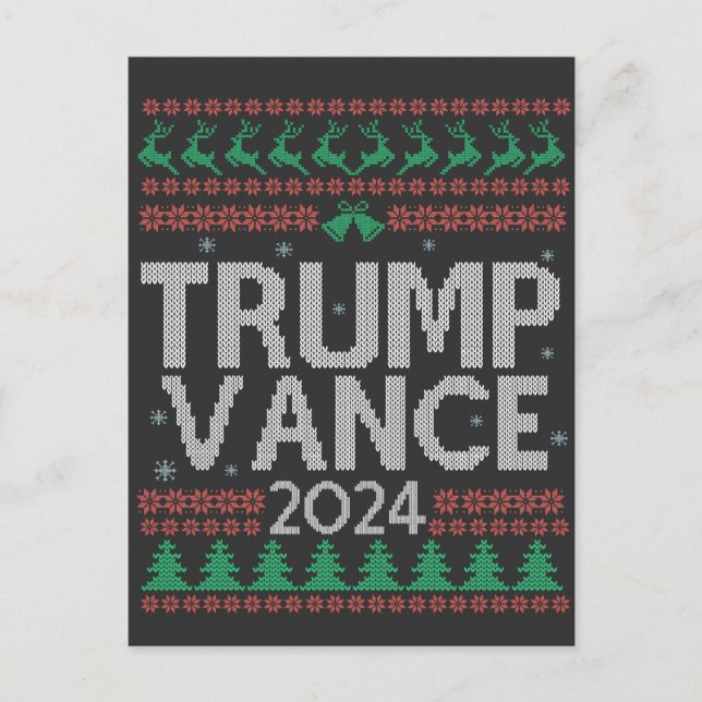 Postal De Invitación Trump Vance vuelve a hacer que Estados Unidos vuel (Anverso)