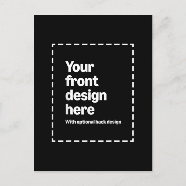 Postal De Invitación Tu Diseño Aquí (Anverso)