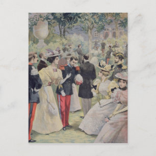 Postal De Invitación Un fiesta de jardín en el Elysee