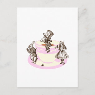 Postal De Invitación Un mal Fiesta del té