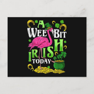 Postal De Invitación Un poquito irlandés hoy Día de San Patricio Flamen