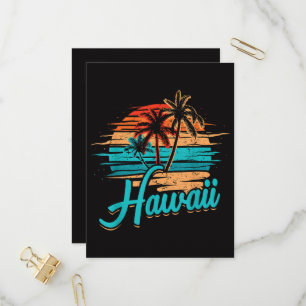 Postal De Invitación Vacaciones Tropicales en las Islas Hawaianas