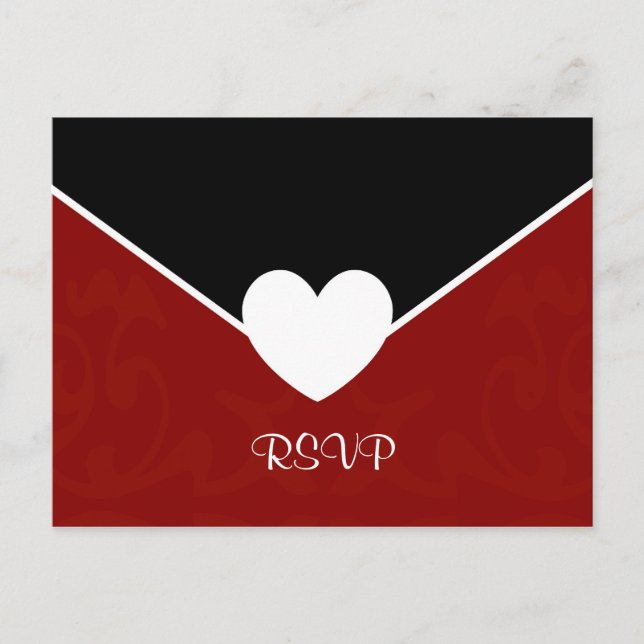 Postal De Invitación ValentineEnvelope (Anverso)