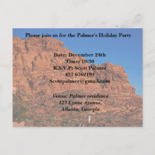 Postal De Invitación Valle del Fuego