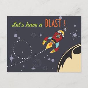 Postal De Invitación Vamos a tener una fiesta de cumpleaños
