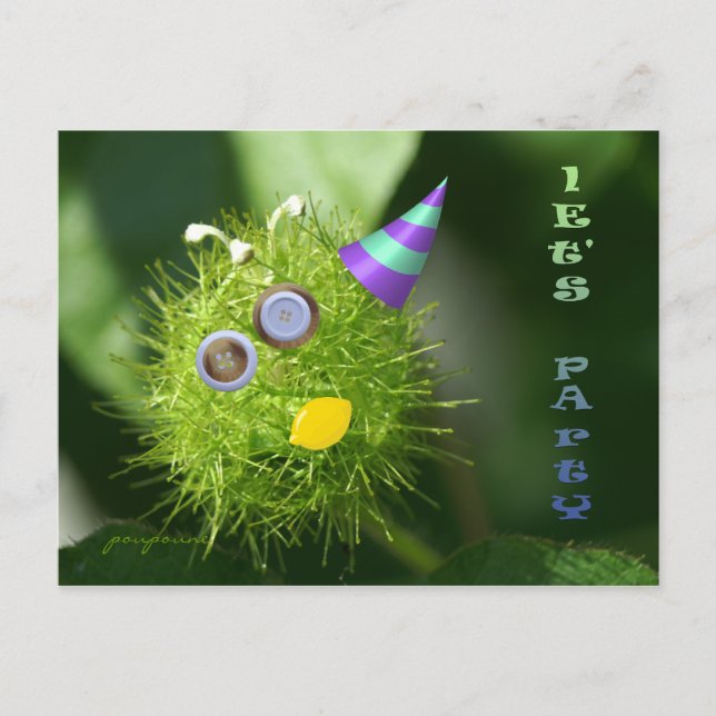 Postal De Invitación ¡vamos fiesta! (Anverso)