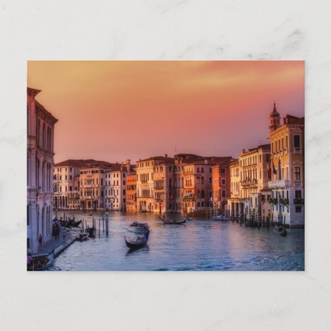 Postal De Invitación Venecia, Italia (Anverso)