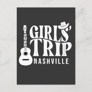 Postal De Invitación Viaje de chicas a Nashville 2025 Vacaciones de ver