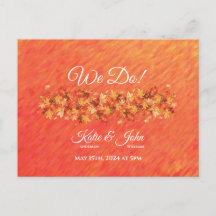 Vibraciones de Otoño-RSVP de Boda-