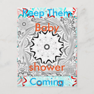 Postal De Invitación Vibrante cultura africana: Una fusión rosa y cian