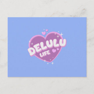 Postal De Invitación Vida Delulu