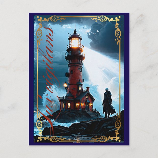 Postal De Invitación Vigilantes Lux (Anverso)