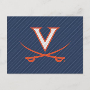 Postal De Invitación Virginia Cavaliers de fibra de carbono