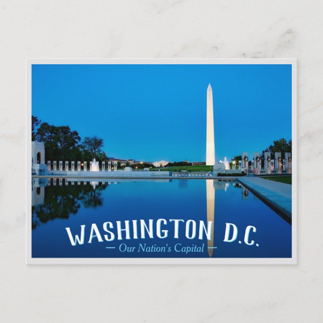 Postal De Invitación Washington, D.C. - La capital de nuestra nación (Anverso)