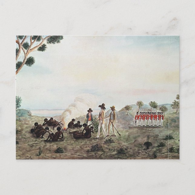 Postal De Invitación White, Harris y Laing con un Fiesta (Anverso)
