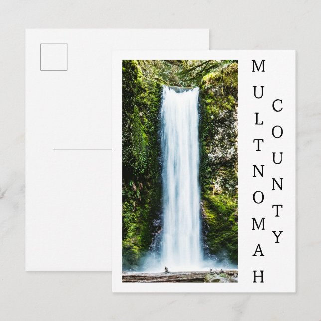 Postal De Invitación Wiesendanger Falls Painting (Anverso / Reverso)