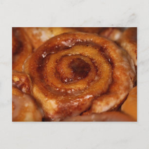 Postal De Invitación Yummy Cinnamon Roll Sticky Buns Bake Sale