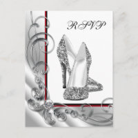 Zapatos de tacón alto con purpurina RSVP