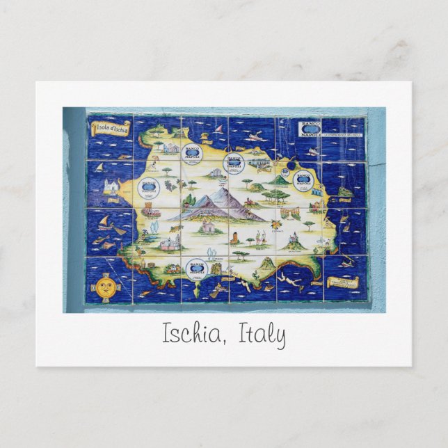 postal de Ischia (Italia) (Anverso)