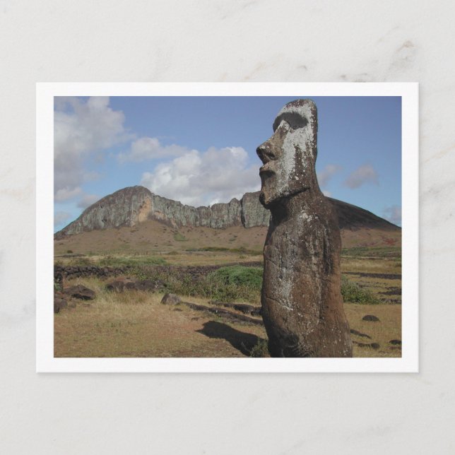 Postal de Isla de Pascua, Chile (Anverso)