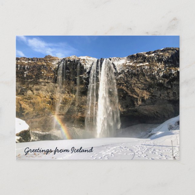postal de Islandia (Anverso)
