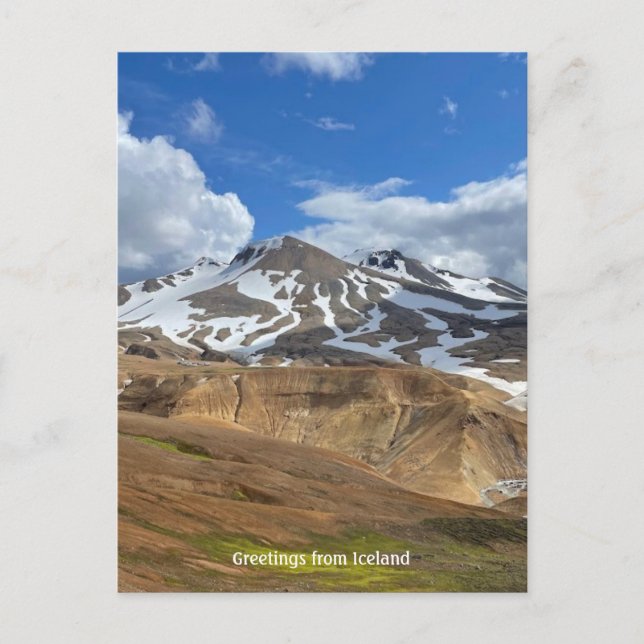 postal de Islandia (Anverso)