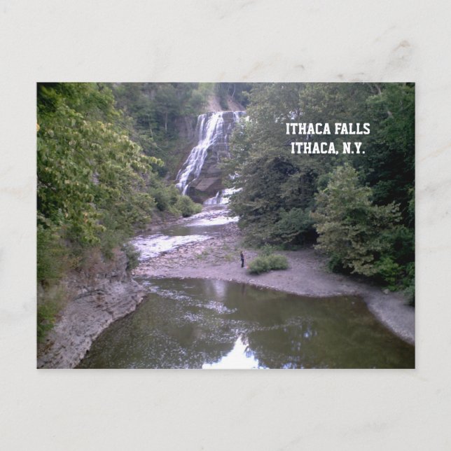 postal de ITHACA FALLS (Anverso)