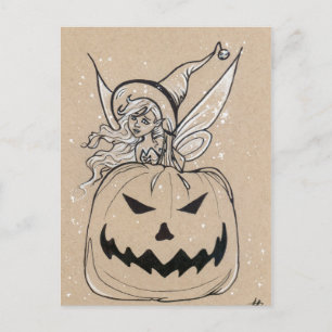 Postal de Jackolatern Fairy Halloween