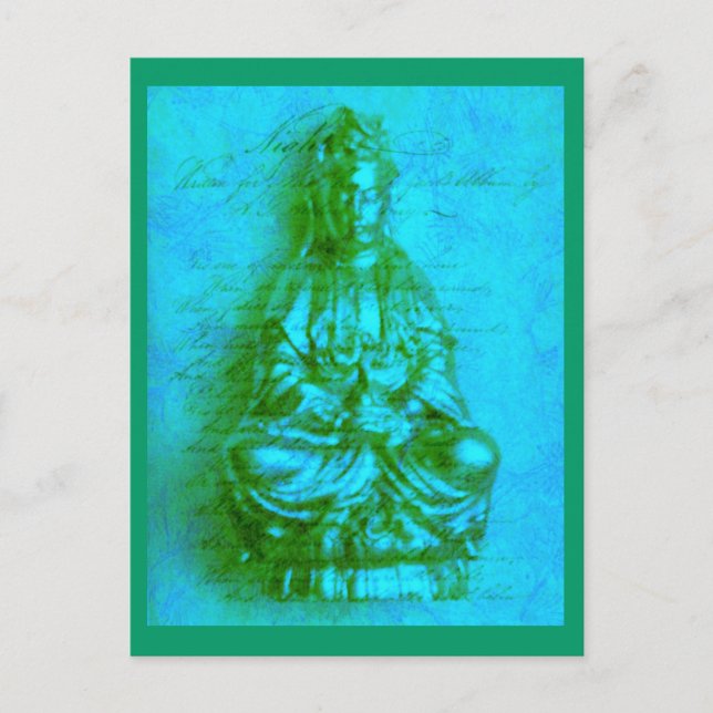 postal de Jade Kwan Yin (Anverso)