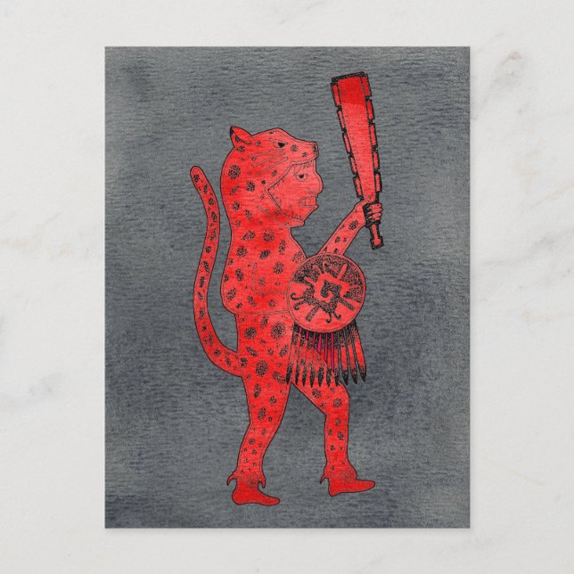 Postal de Jaguar Warrior (Anverso)