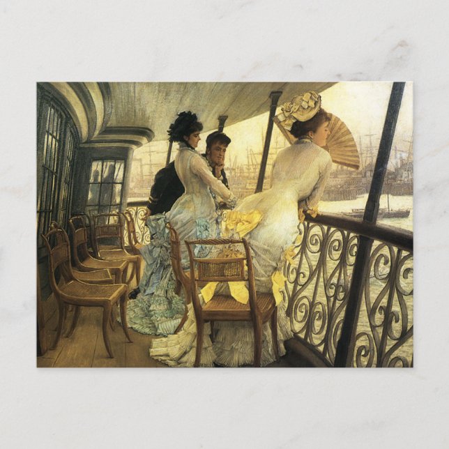 Postal de James Tissot Portsmouth (Anverso)