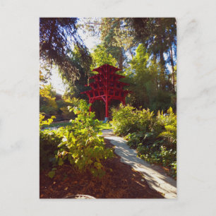 postal de jardín zen