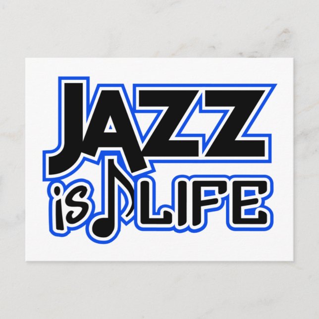 Postal de jazz (Anverso)