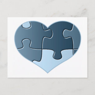 Postal de Jigsaw Heart