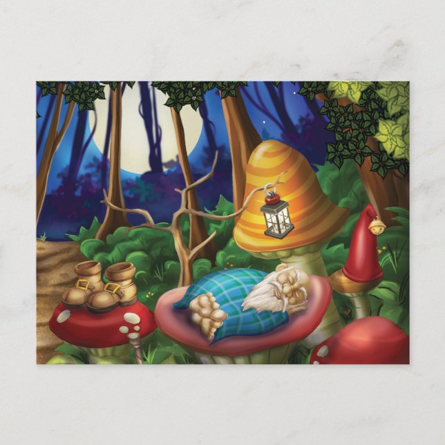 Postal de Jingle Jingle Little Gnome Gnome (Anverso)