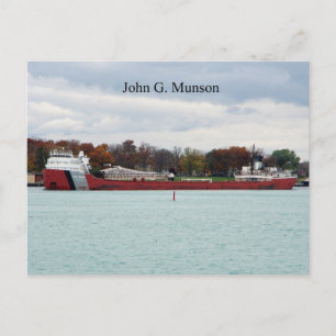 Postal de John G. Munson Port Huron