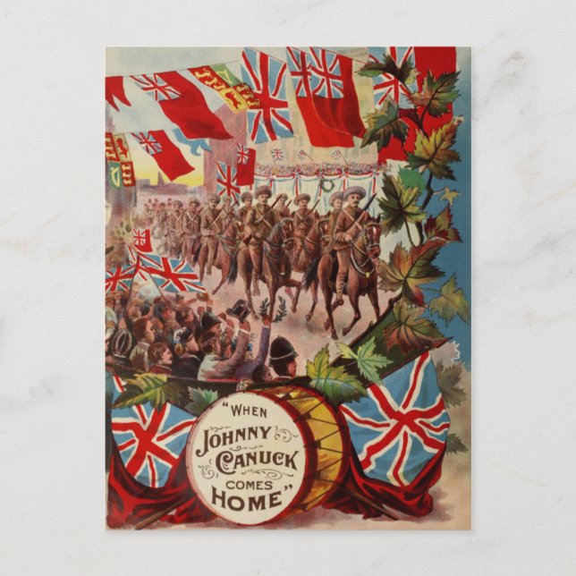 Postal de "Johnny Canuck" (Anverso)