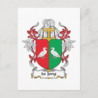 Postal de Jong Family Crest