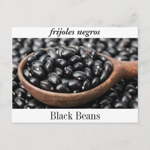 Postal de judías negras, o "Frijoles Negros".
