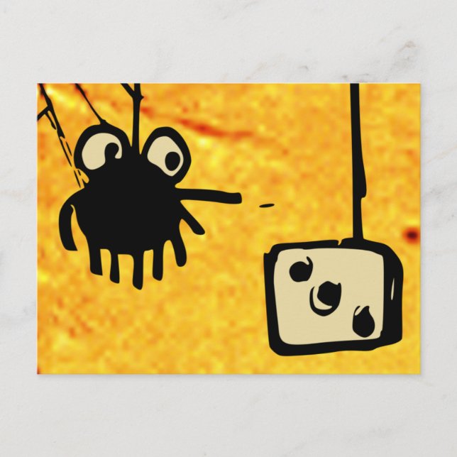 Postal de juegos Cobweb (Anverso)