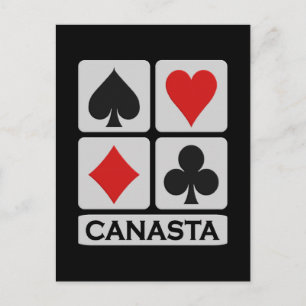 Postal de jugador de Canasta
