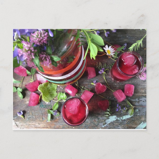 Postal de jugo de verano de Diane Heller 2020 (Anverso)