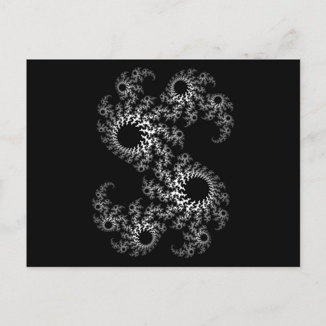 Postal de Julia 324048 negra y blanca (Anverso)