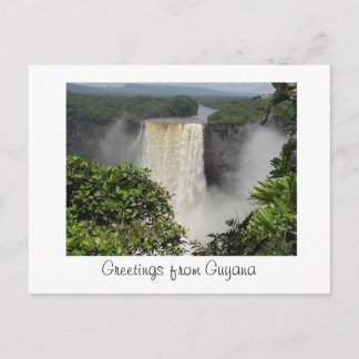 postal de Kaieteur Falls