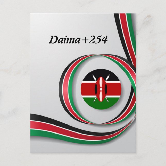 Postal de Kenia (Anverso)